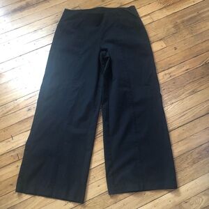 Old Navy High-Rise Pixie Wide Leg, Black, Size XL